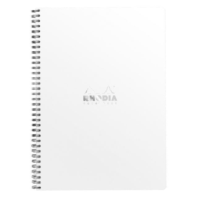 Notebook Spiral Hvid A4 Linjeret