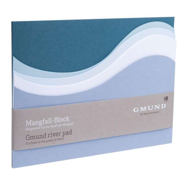 River Pad Notesblok A5 Greyblue