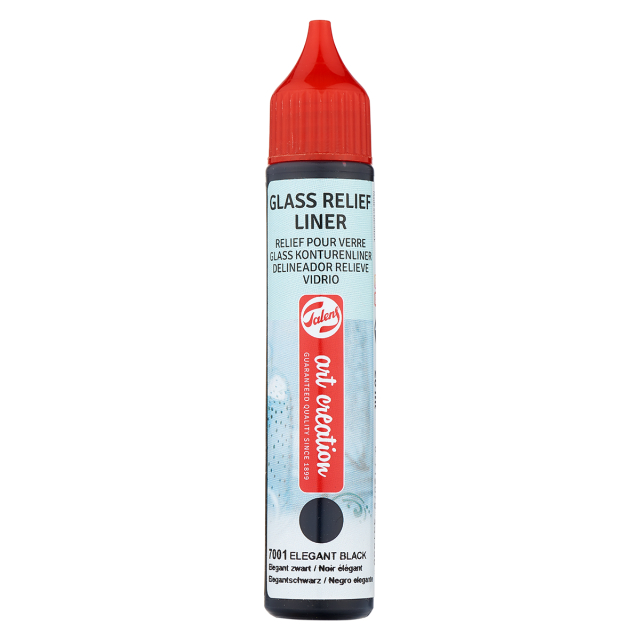 Glass Liner 28 ml Sort