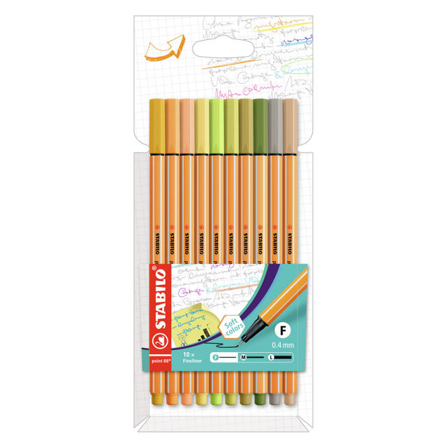 Point 88 Fineliner 10-pak Trend