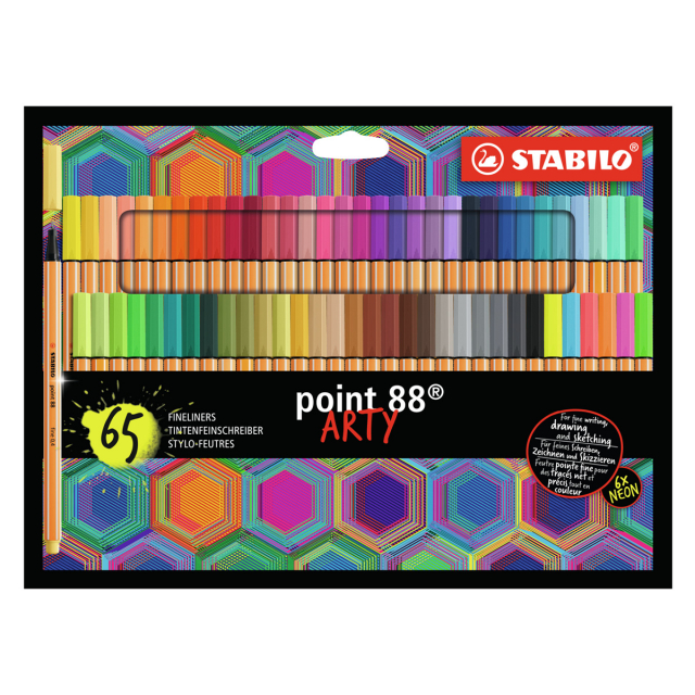 Point 88 Fineliner Arty 65-pak