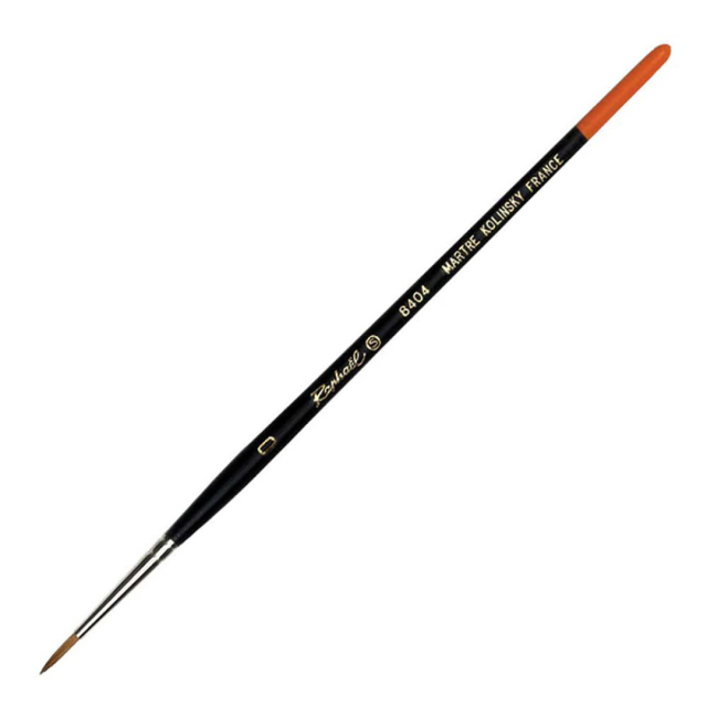 Pure Kolinsky Sable Brush Round 8404 St 0