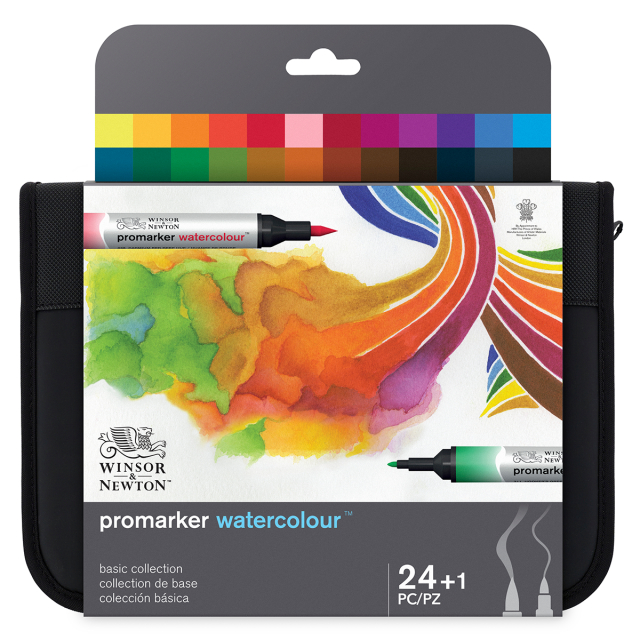 Watercolour Wallet sæt 24 stk