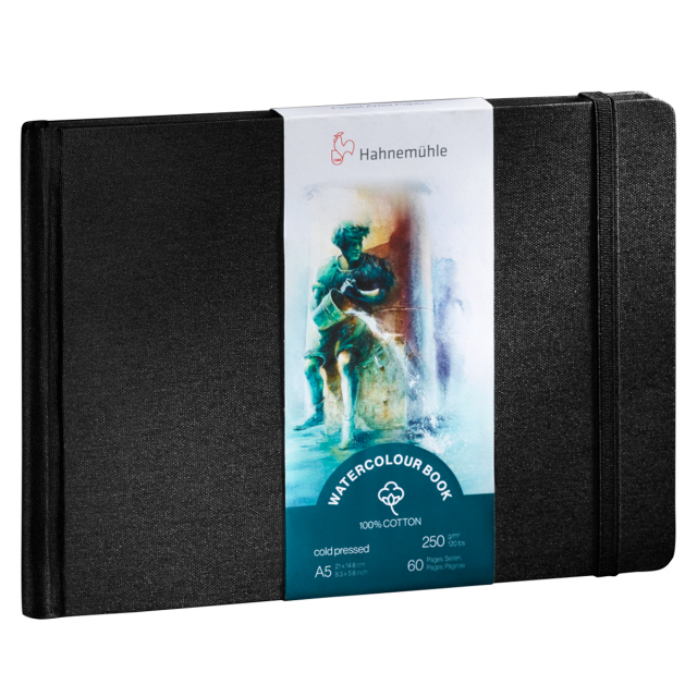 Watercolour Book Akvarelbog A5 250g Liggende