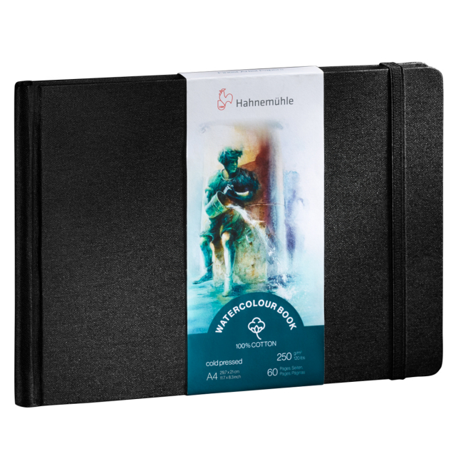 Watercolour Book Akvarelbog A4 250g Liggende