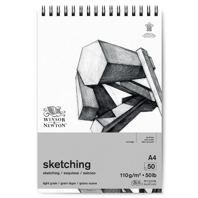 Skitseblok Spiral A4 110g
