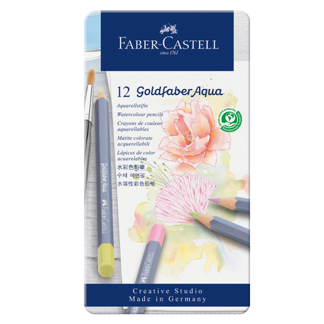 Goldfaber Aqua Akvarelblyanter 12 stk Pastel