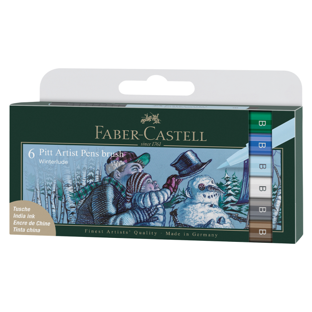PITT Artist Brush 6-pak Winter
