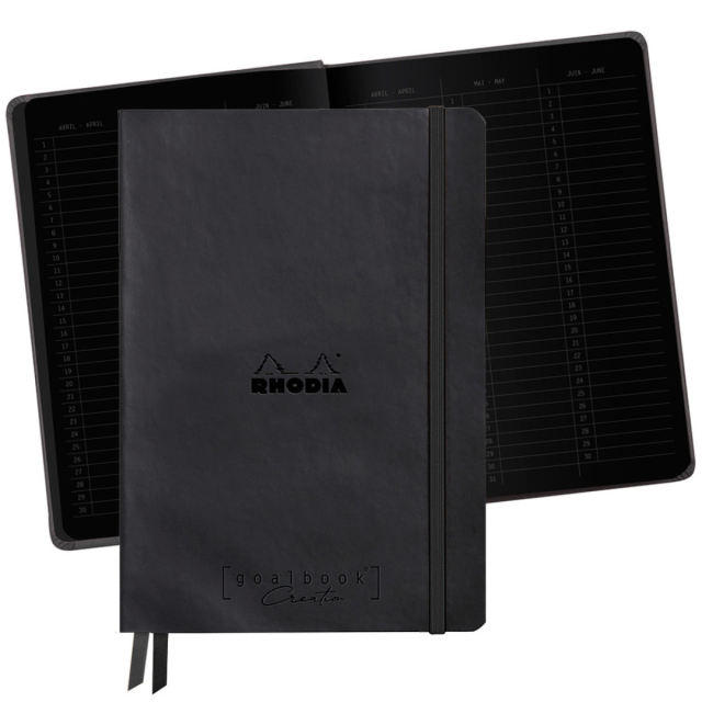 GoalBook Creation A5 Black (Sort papir)