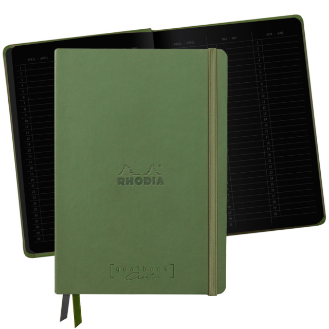 GoalBook Creation A5 Sage (Sort papir)