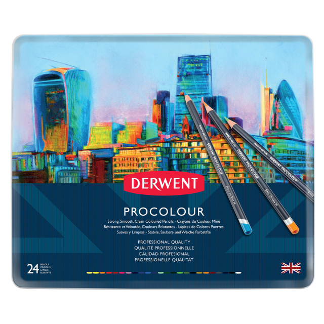 Procolour Farveblyanter sæt 24 stk