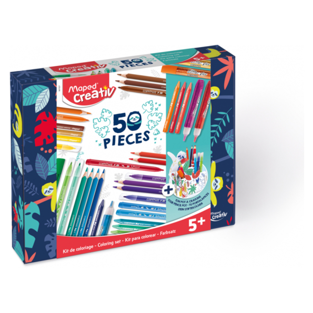 Coloring set 50-pak