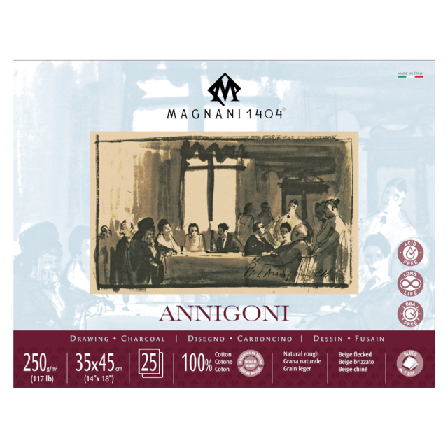 Annigoni 250g 35x45cm 25 Sheets