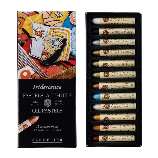 Oliepastel Metallic 5ml 12 stk