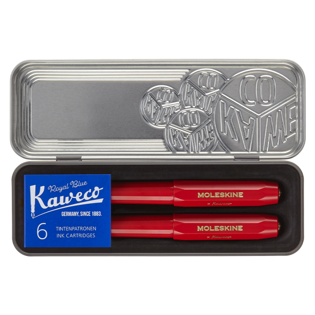 Kaweco x Moleskine Set Rød