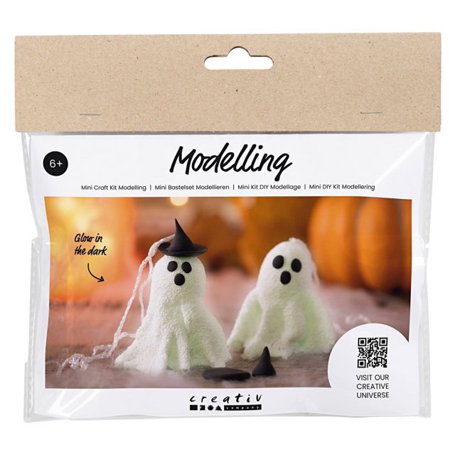 DIY Modellervoks Spøgelse