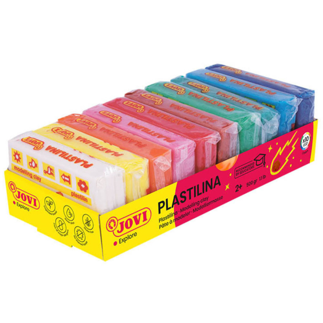 Plastilina Modelleringsler 10 Stk 50 g