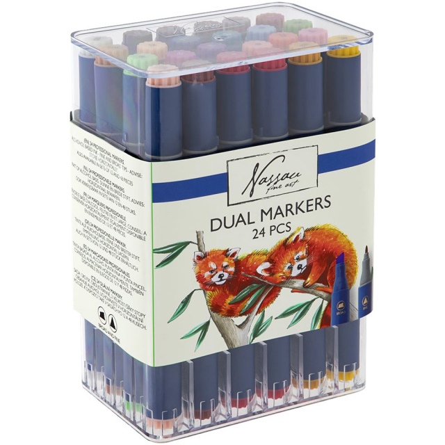 Dual Markers 24-sæt