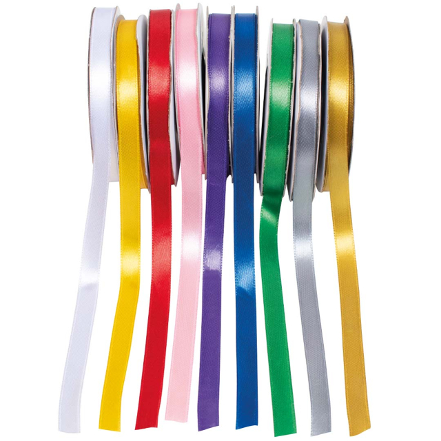 Satinbånd 9-pack