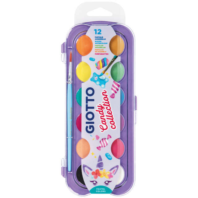 Candy Collection Acquerelli Akvarelfarve i 12-sæt