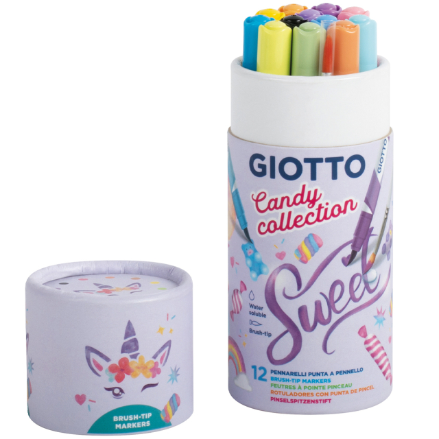 Candy Collection Turbo Soft Penselpenne 12-sæt