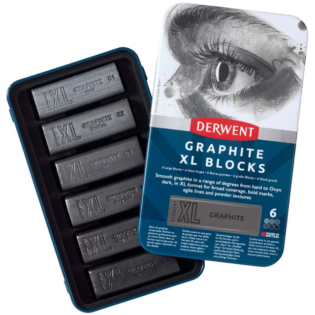 Graphite XL Blocks Tin sæt 6 stk
