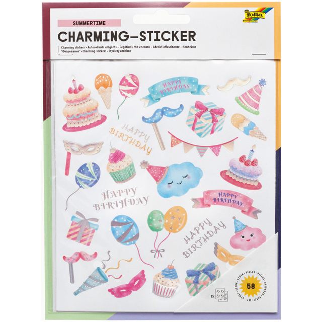 Sticker Sommerferie 2 Ark