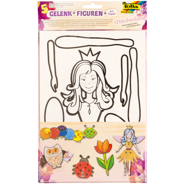 DIY-sæt Kartonfigurer Eventyrland