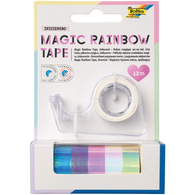Magic Rainbow farveskiftende tape 6-pack
