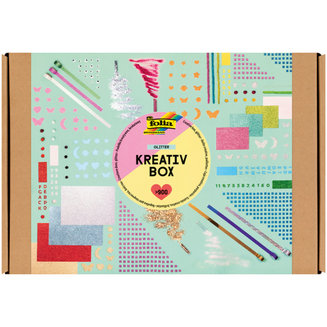Gør-det-selv-Glitterboks 900 stk