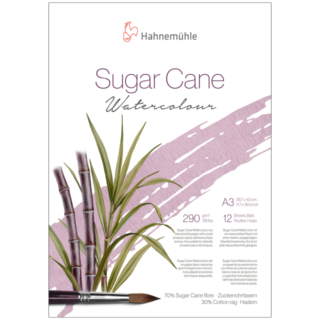 Akvarelblok Sugar Cane 290g A3