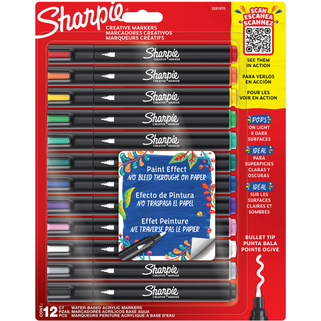 Creative Marker Bullet Tip 12-pak