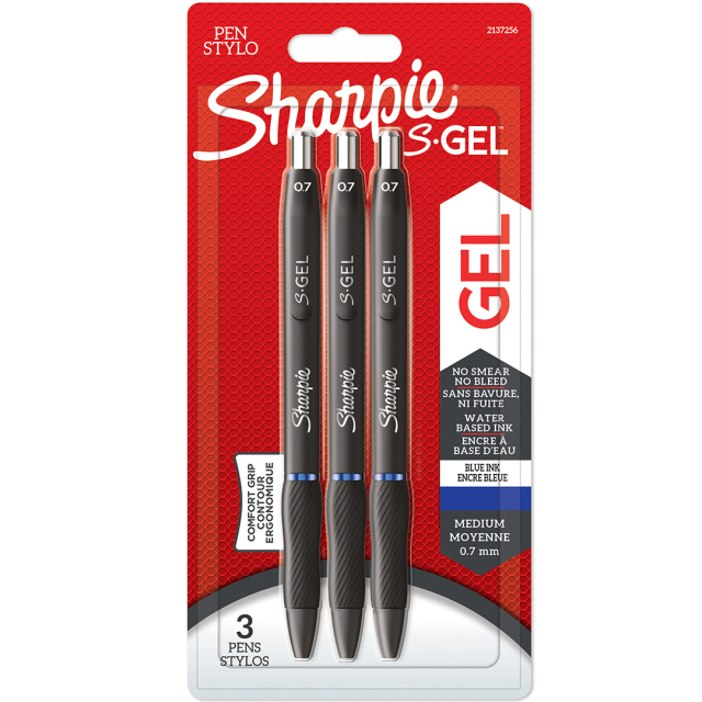 S-Gel 0,7 mm 3-pak Blue
