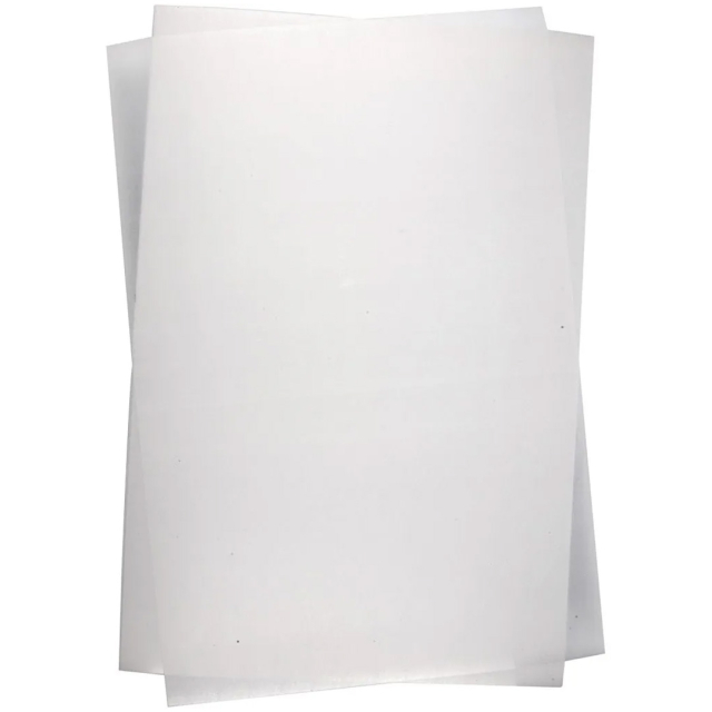 Krympeplast 10 ark Mat transparent 20x30 cm