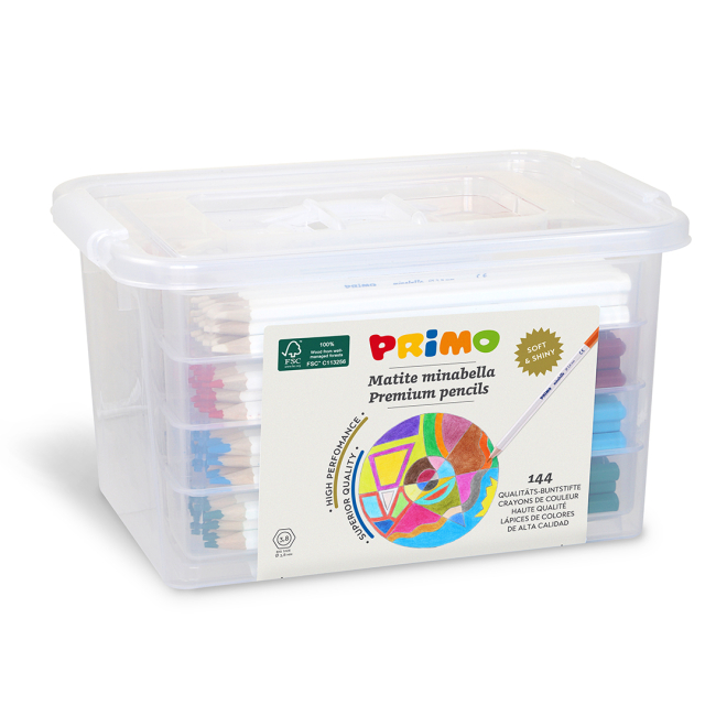 Minabella Farveblyanter Skole 144-pack