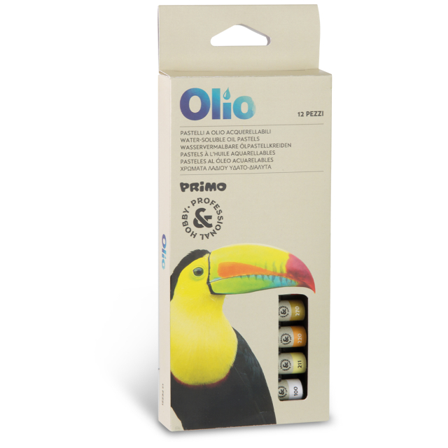 Oliepastelkridt 12-sæt
