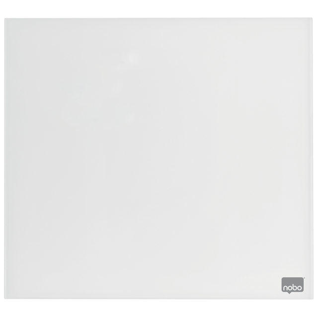 Glastavle Nobo 30x30 cm Hvid