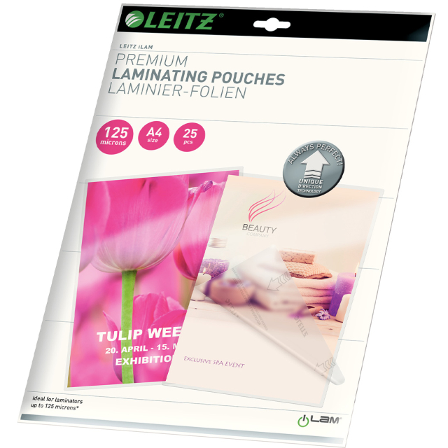 Lamineringslomme A4 125 mic 25-pack