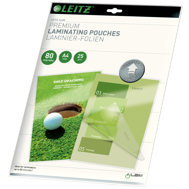 Lamineringslomme A4 80 mic 25-pack