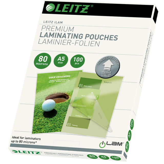 Lamineringslomme A5 80 mic 100-pack