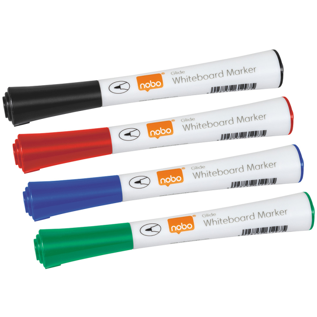Whiteboardpen Glide Fine 4-sæt