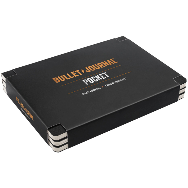 Bullet Journal Pocket 3-pak Black