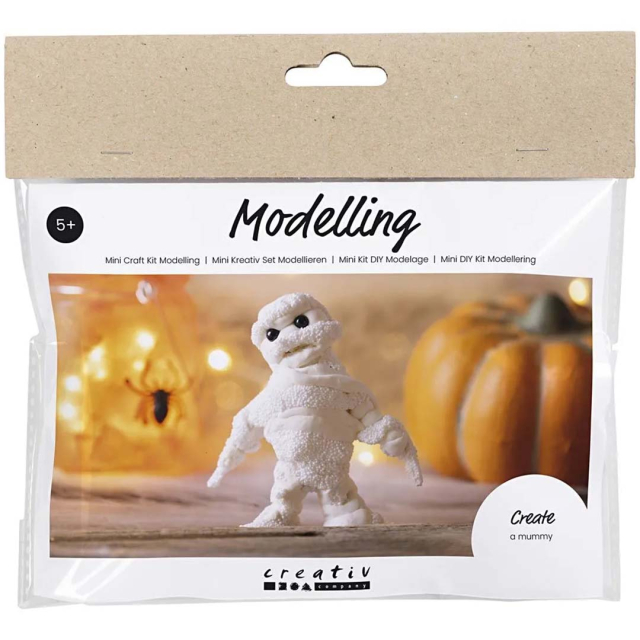 Mini DIY-sæt Halloween-mumie (5 år+)