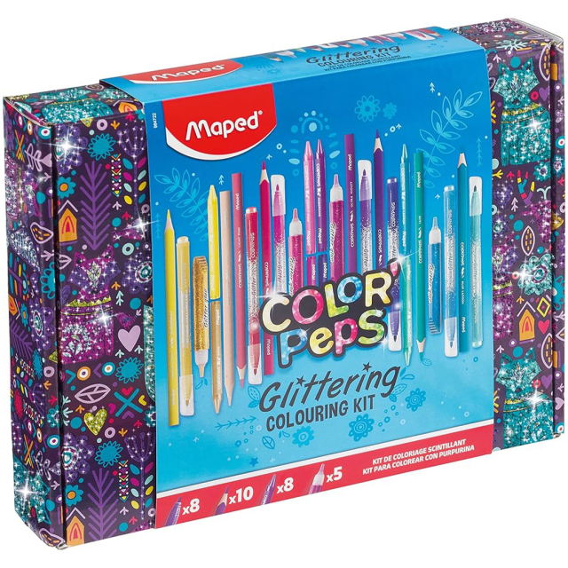 Color'Peps Glitrende farvesæt 31 dele