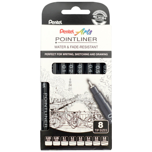Pointliner sæt 8 stk