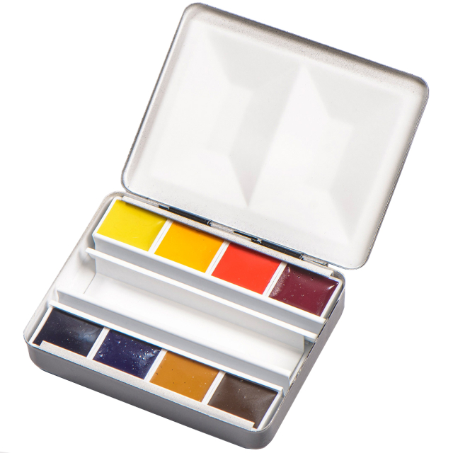 Aquarell Bijou 8-set halvkopper
