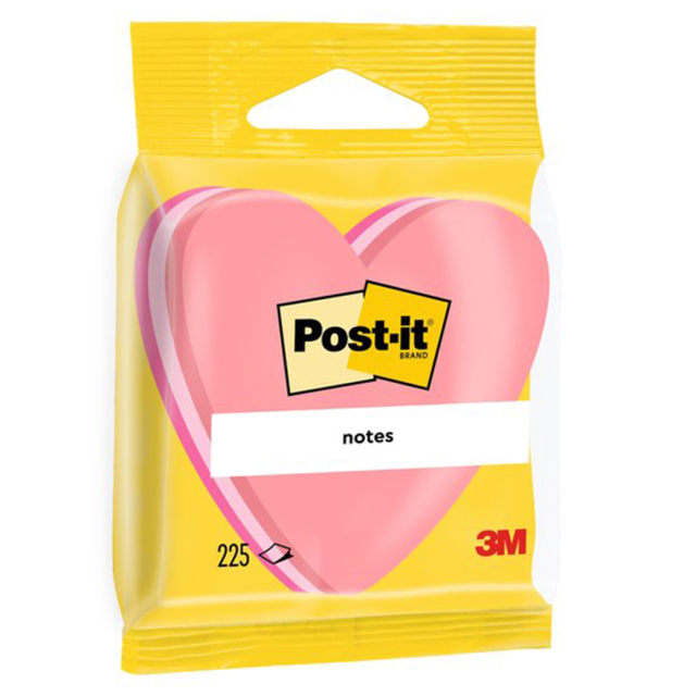 Post-it 70x70 Hjerte