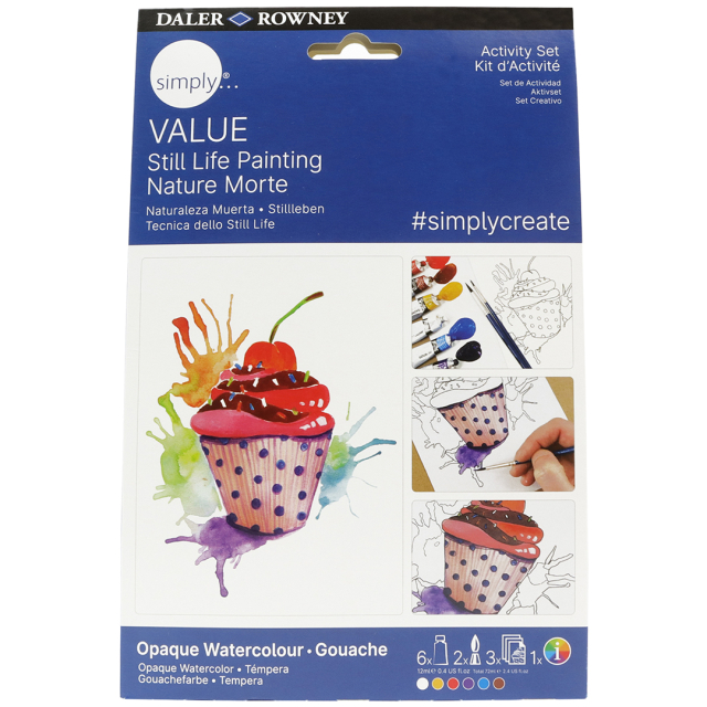 Simply Mal stilleben med gouache-maling trin for trin