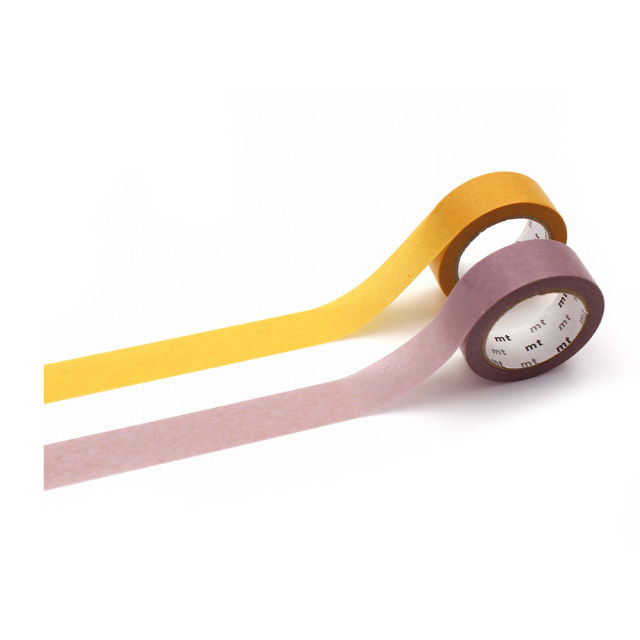 Washi-tejp Yellow × lavender 2-pak