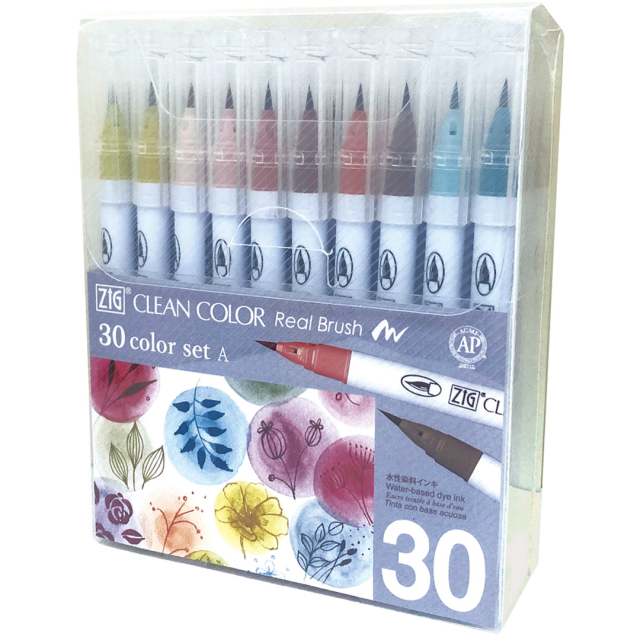 Clean Color Real Brush sæt 30 stk A